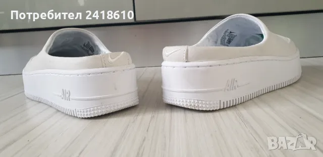 Nike Air Force White UK 7 US 9.5 Size 41 /26.5см НОВО! ОРИГИНАЛ! Дамски Чехли- ест кожа., снимка 6 - Чехли - 50047949