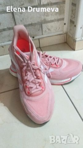 Розови обувки на Adidas за момичета , снимка 2 - Дамски ежедневни обувки - 45509862