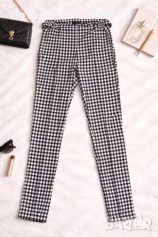 BERSHKA ♟️ Дамски панталон Gingham - Bershka ♟️