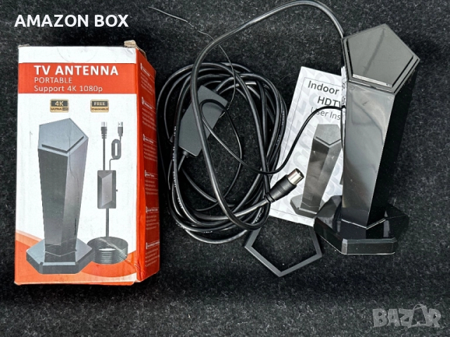 Портативна ТВ антена – 4K / 1080p, снимка 2 - Приемници и антени - 52361179