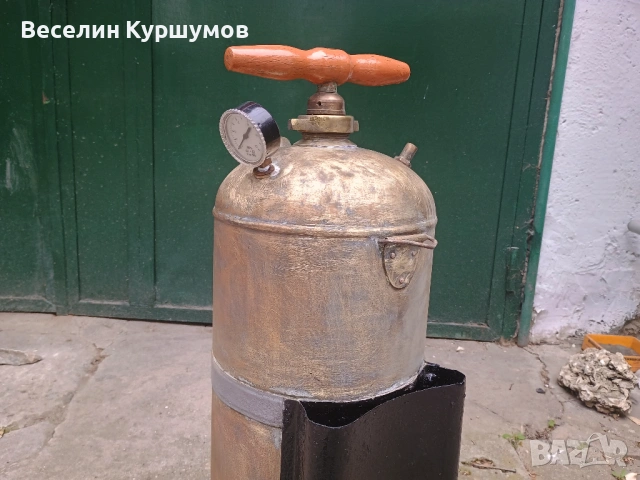 Стара пръскачка, снимка 3 - Антикварни и старинни предмети - 54249122