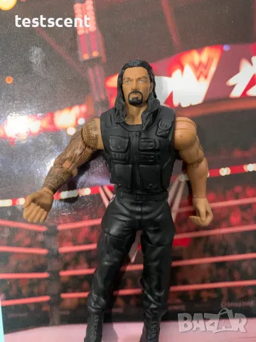 Екшън фигура WWE Roman Reigns Роман Рейнс Bloodline mattel figure елит missing hand, снимка 9 - Колекции - 48831273