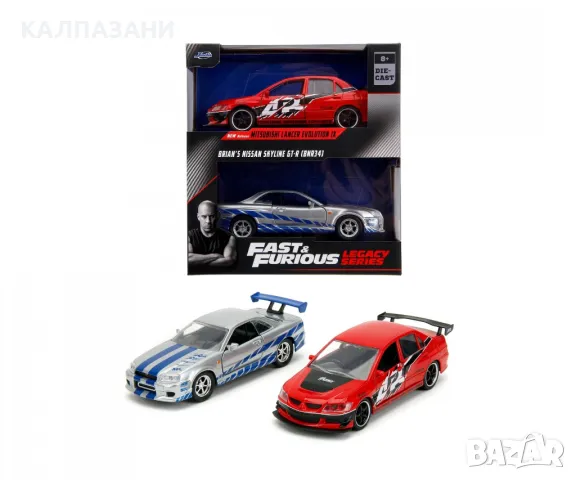 Jadatoys 253202019 - 1/32 Fast And Furious - Legacy Series Twin Pack W4/2 - New, снимка 1 - Коли, камиони, мотори, писти - 49009164