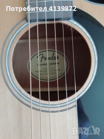 Комплект електро-акустична китара Fender с калъф, снимка 5 - Китари - 46335113