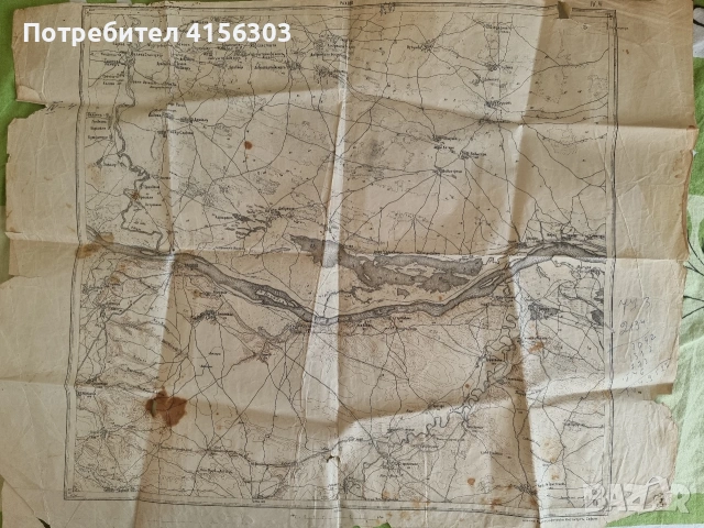 Топографска карта на Оряхово. 1:126 000., снимка 2 - Колекции - 53822573