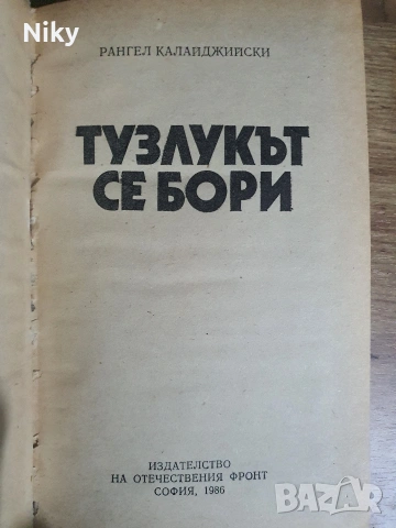 Рангел Калайджийски-Тузлукът се бори , снимка 2 - Художествена литература - 53107771
