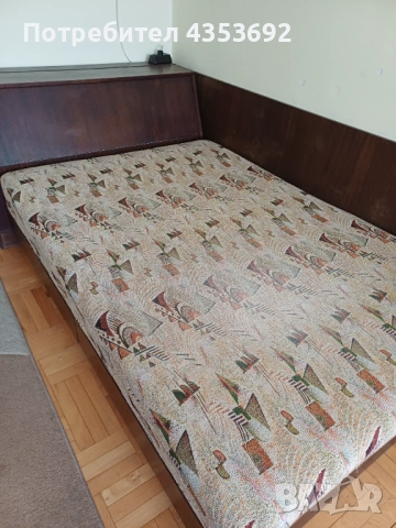 Легло  Приста с ракла и матрак, снимка 3 - Спални и легла - 53811267
