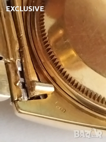 Rolex Datejust 18k solid gold  / Ролекс 18к златен каса и верижка/, снимка 9 - Мъжки - 53065833
