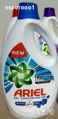 Течен Ariel - 132 пранета, снимка 3 - Перилни препарати и омекотители - 52964465