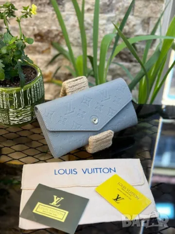 портмонета от естествена кожа louis vuitton , снимка 10 - Портфейли, портмонета - 49295285