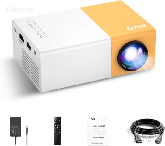 PVO Portable Projector, снимка 2 - Плейъри, домашно кино, прожектори - 47078381