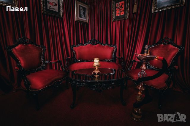 Луксозно червено двойно кресло ( наргиле бар, заведение, хотел ), снимка 3 - Дивани и мека мебел - 45688546