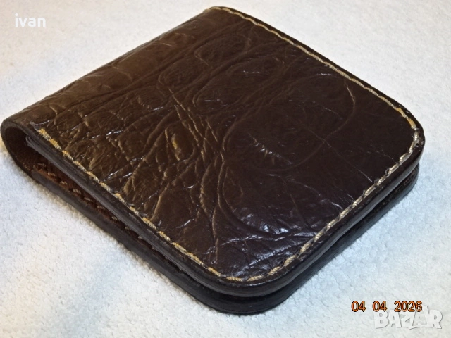 мъжки портфейл /ръчна изработка/, снимка 2 - Портфейли, портмонета - 51614913