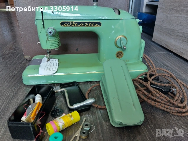 Продавам шевна машина ВОЛГА, снимка 12 - Шевни машини - 54008425