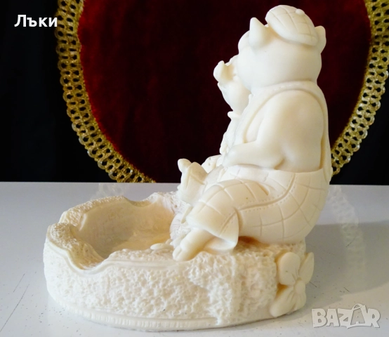 Пепелник с фигура Две Прасенца,Faro Italy. , снимка 7 - Статуетки - 52147296