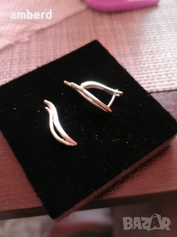 Елегантни и стилни обици - модел Е012, снимка 5 - Обеци - 51405351