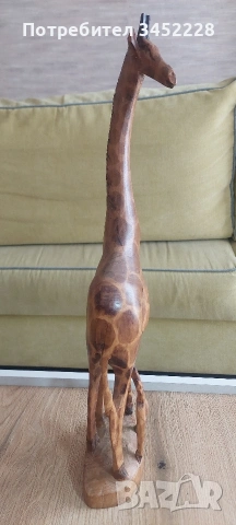 дърворезба за ценители височина 46см, снимка 2 - Декорация за дома - 53825915