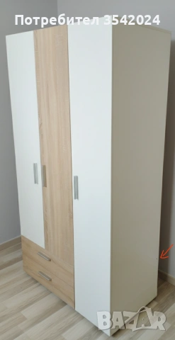 Гардероб, снимка 3 - Гардероби - 53615187