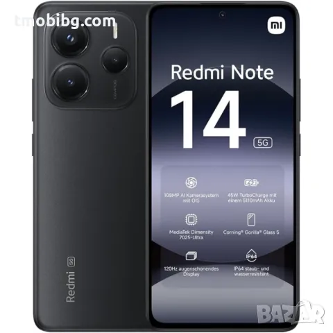 Xiaomi Redmi Note 14 5G 128GB 6GB RAM Dual, снимка 3 - Xiaomi - 49509978