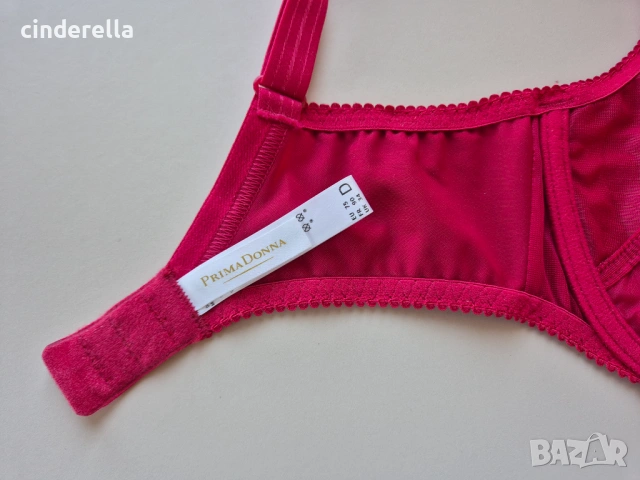 Сутиен 75D Prima Donna Червен НОВ с Банели, снимка 8 - Бельо - 53895783