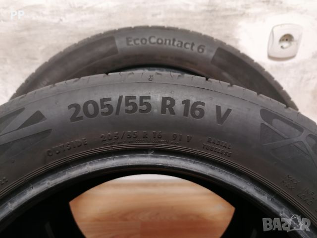 2 бр. 205/55/16 Continental / летни гуми, снимка 6 - Гуми и джанти - 45154472