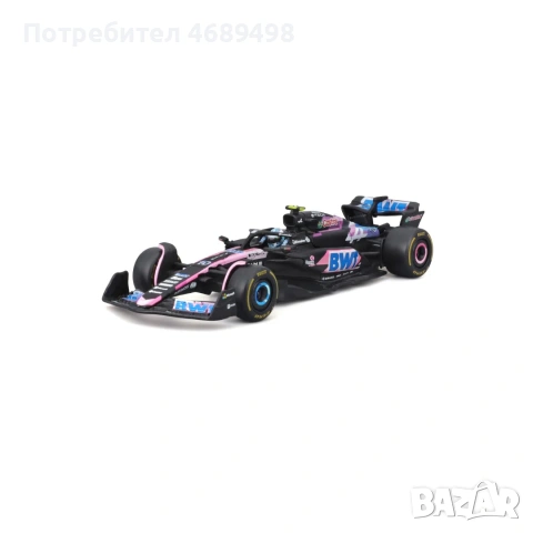 Bburago Alpine A524 #10 Pierre Gasly / Esteban Ocon – 1:43 DieCast F1 модел – колекционерски болид, снимка 2 - Колекции - 53178843