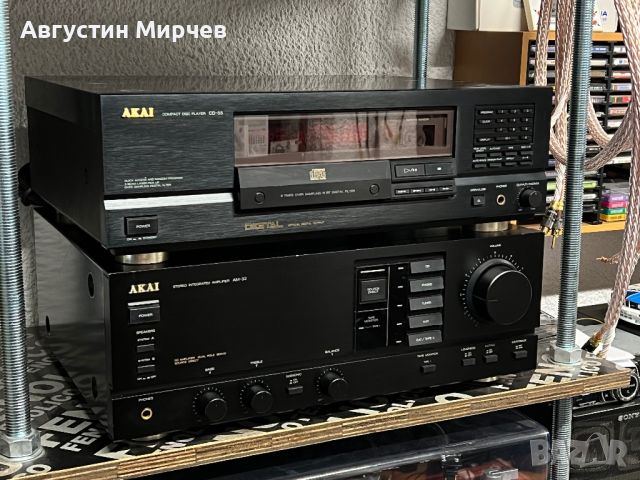 AKAI AM-32 CD-55, снимка 1 - Ресийвъри, усилватели, смесителни пултове - 46279610