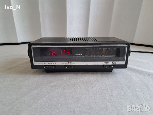 Ретро радио часовник Manta., снимка 1 - Радиокасетофони, транзистори - 45905035
