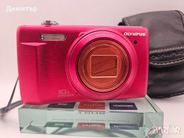 Дигитален Фотоапарат Olympus VR 350 16mp digital camera red , снимка 3 - Фотоапарати - 53702436