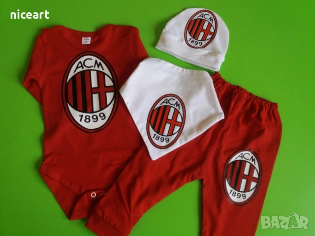 Футболни бодита с емблема, снимка 2 - Бодита за бебе - 52123886