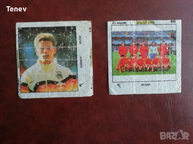 Картинки от дъвки BomBibom /футбол/ - 2 бр.