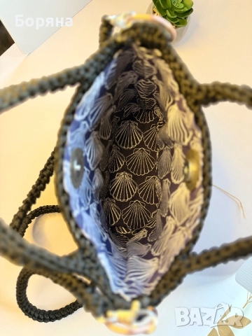 Плетена чанта , снимка 4 - Чанти - 52841764