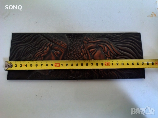 Красива Старо Руско Медно Пано, снимка 7 - Пана - 53456565