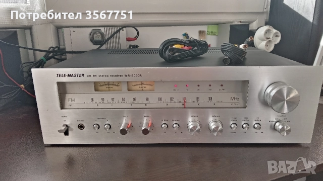 T ELEMASTER STEREO RECEIVER WR-8050A