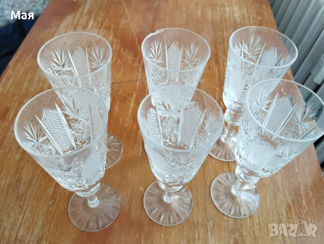 Кристални чаши за ракия, снимка 12 - Чаши - 50370355