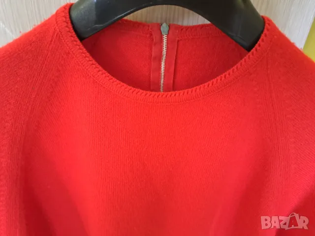 Дамска блуза къс ръкав трикотаж размер М, снимка 3 - Блузи с дълъг ръкав и пуловери - 50371313