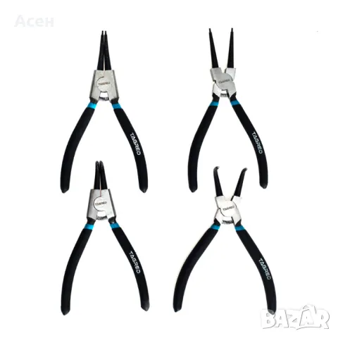 Професионален комплект клещи SEGERA дължина 200 мм 8" диаметър на пръстена 10 - 60 мм, снимка 2 - Клещи - 50238298