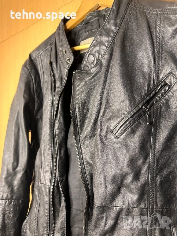 Кожено Яке Calvin Klein Jeans (L), снимка 3 - Якета - 53126650