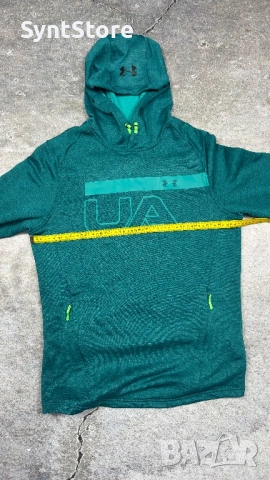 Спортен суитчър Under Armour, цвят Петролено Зелено, Размер М, снимка 5 - Суичъри - 53217719