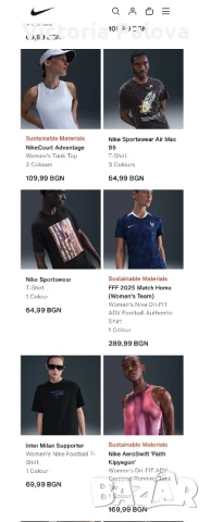 Спортен потник NIKE с открит гръб оригинал, снимка 11 - Потници - 51044855