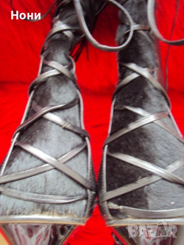 Дамски боти от естествена кожа на NOA, снимка 3 - Дамски боти - 19933100