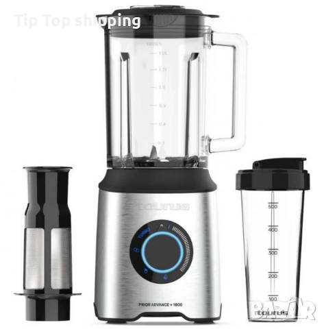Блендер Taurus Prior Advance+ 1800 (1800W, 2L, 6 ножа, 4 функции, филтър, чаша) и Prior Inox 1500 , снимка 6 - Блендери - 54279262