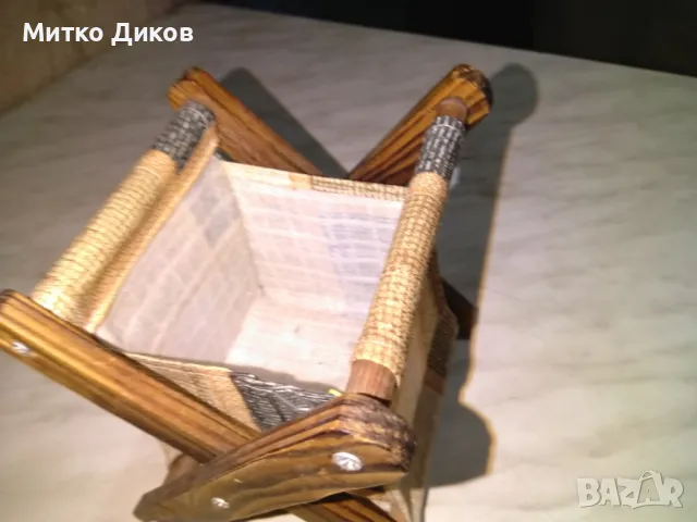 Декоративно столче сгъваемо моливник Н-126мм и 18х13см, снимка 7 - Други - 50024475