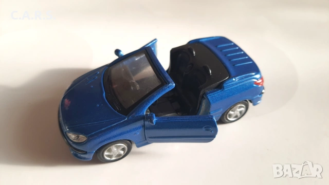 Peugeot 206 CC Cabrio Maisto - Мащаб 1:38, снимка 2 - Колекции - 54112954
