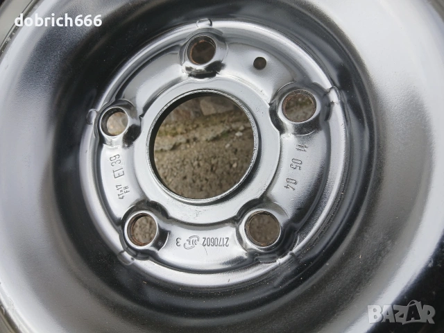 Резервна гума патерица 17 цола 5х114.3 60.1мм Toyota Auris Avensis Rav4 Тойота 5x114.3 120 евро, снимка 2 - Гуми и джанти - 54163236
