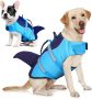 AOFITEE спасителна жилетка за кучета,  за плуване, регулируема със спасителна дръжка, XL, снимка 1 - За кучета - 46025004
