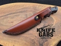 Висококачествен ръчно изработен нож с кожена кания,LN404, снимка 11