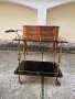 Страхотна антикварна италианска количка за сервиране , снимка 8