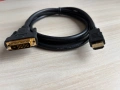 Продавам кабел DVI към HDMI, DVI to HDMI, снимка 2