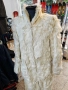Дълго дамско палто естествен косъм, снимка 6